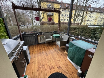 Prenzlauer Berg vermietete 2-Zimmer-Whg mit Terrasse & Garten. solide Kapitalanlage, 10407 Berlin, Wohnung