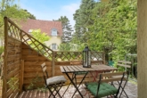 Wunderschöne Maisonette-Wohnung mit Garten, Stellplatz & unvermietet - Terrase mit Zugang Garten